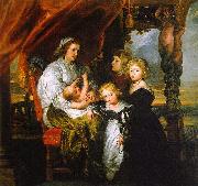 Peter Paul Rubens Deborah Kip and her Children oil painting